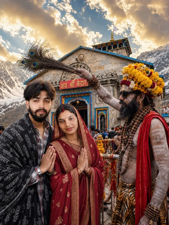 Mahakal Couple at Kedarnath Temple